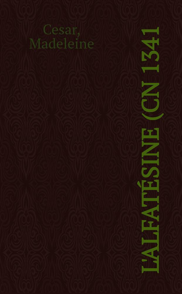 L'alfat&eacute;sine (CN 1341) en chirurgie g&eacute;n&eacute;rale : &Agrave; propos de 145 observations : Th&egrave;se ..