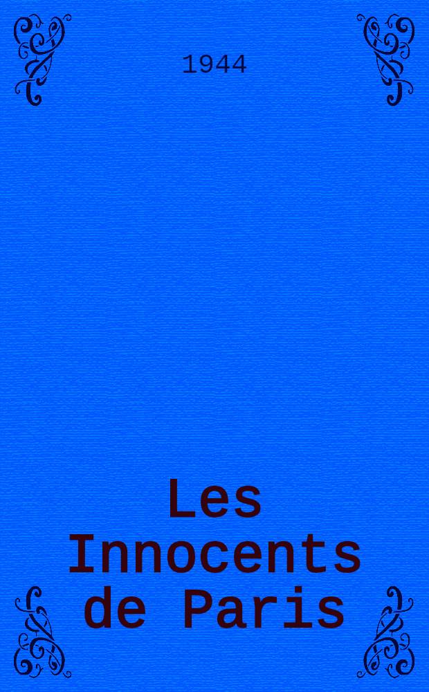 Les Innocents de Paris : Roman