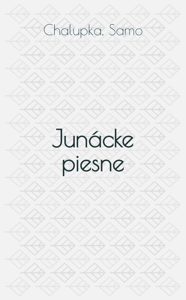 Jun&aacute;cke piesne