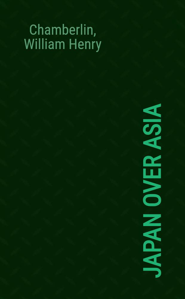 Japan over Asia