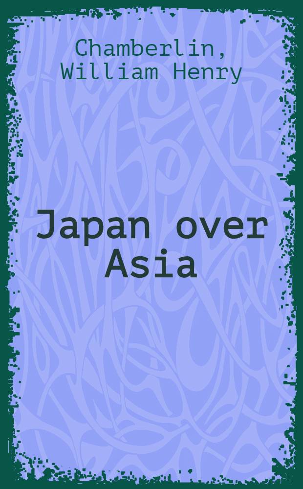 Japan over Asia