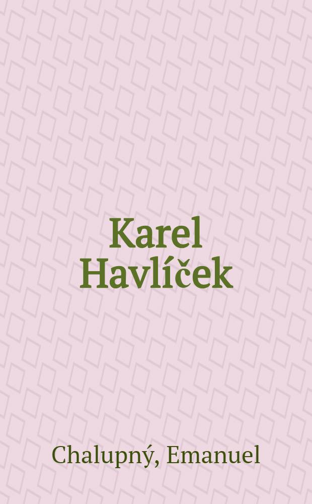 Karel Havlíček