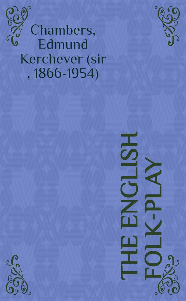 The English folk-play