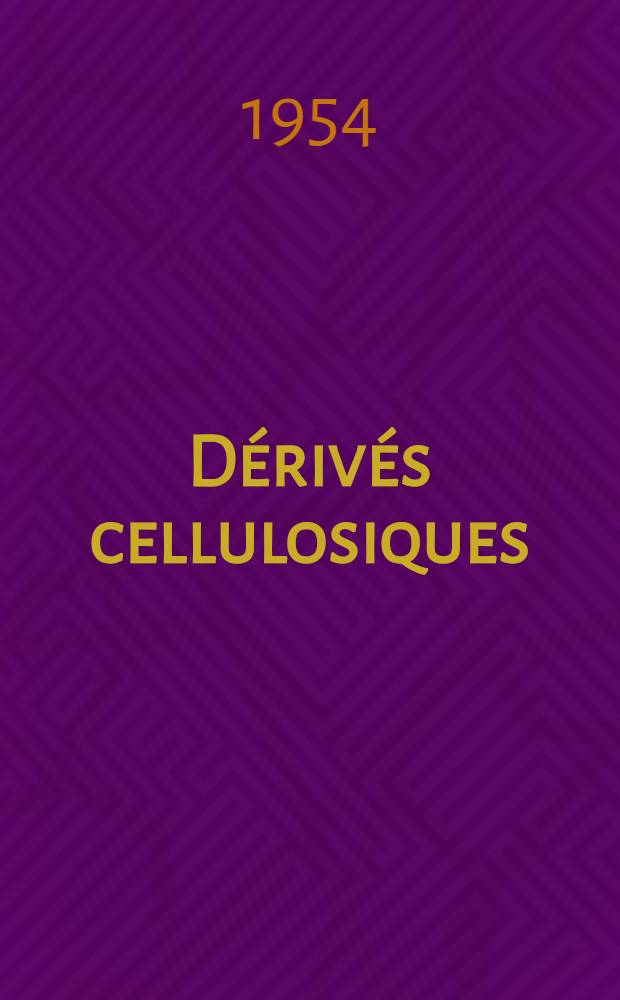 Dérivés cellulosiques