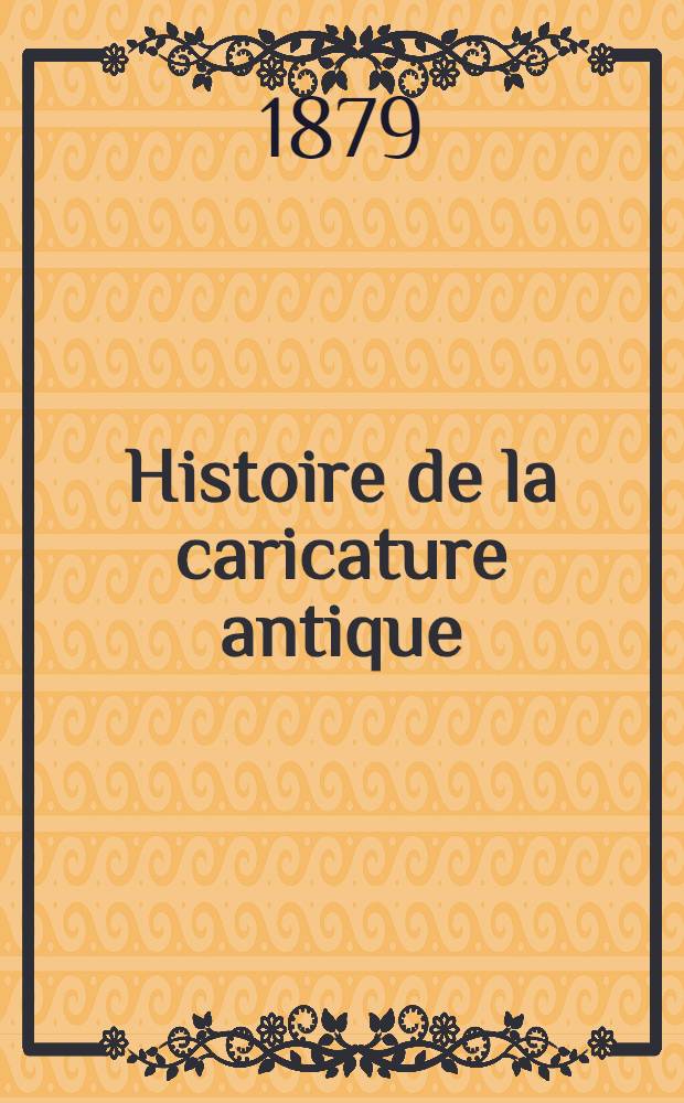 Histoire de la caricature antique