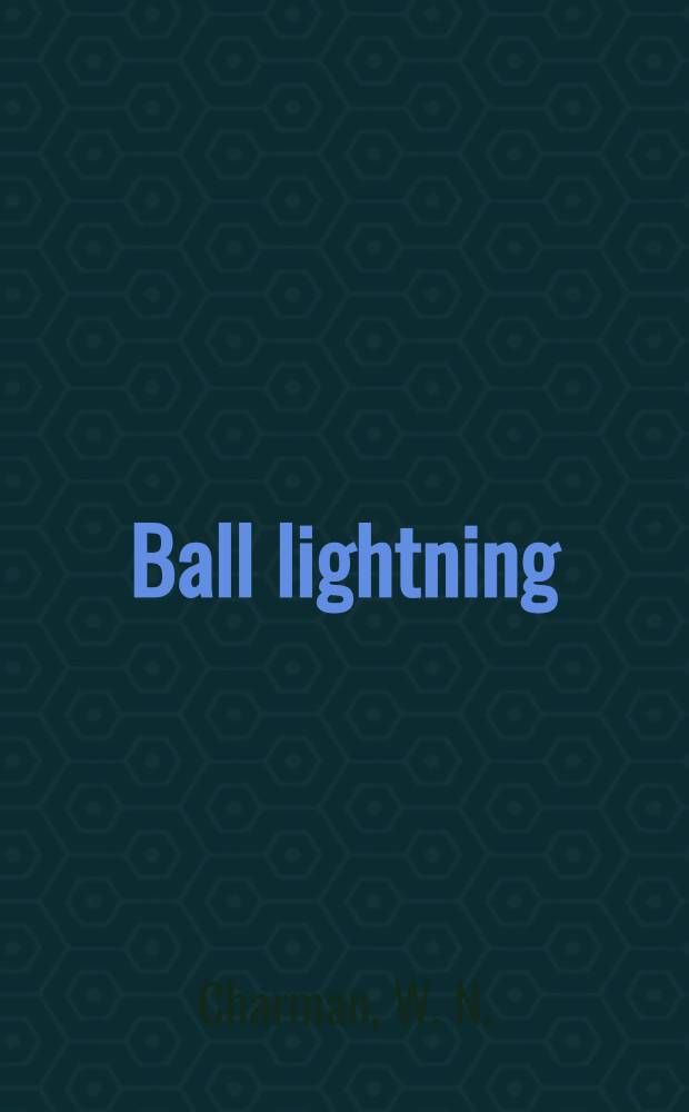 Ball lightning