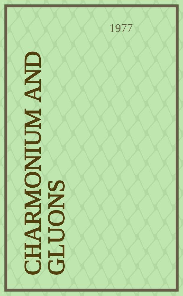 Charmonium and gluons