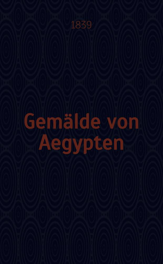 Gemälde von Aegypten