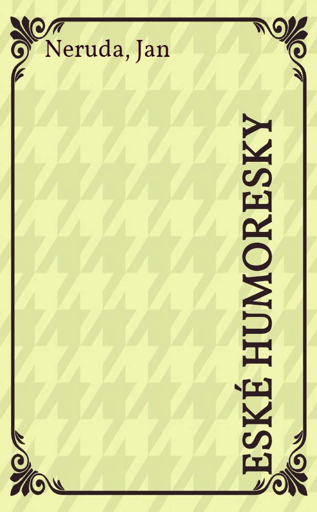 České humoresky