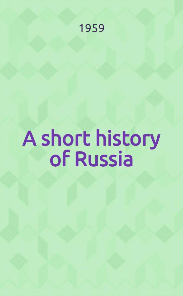 A short history of Russia