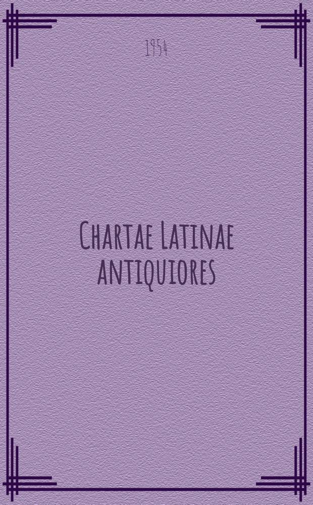 Chartae Latinae antiquiores : Facsimile-edition of the Latin charters prior to the ninth century