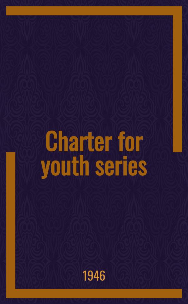 Charter for youth series