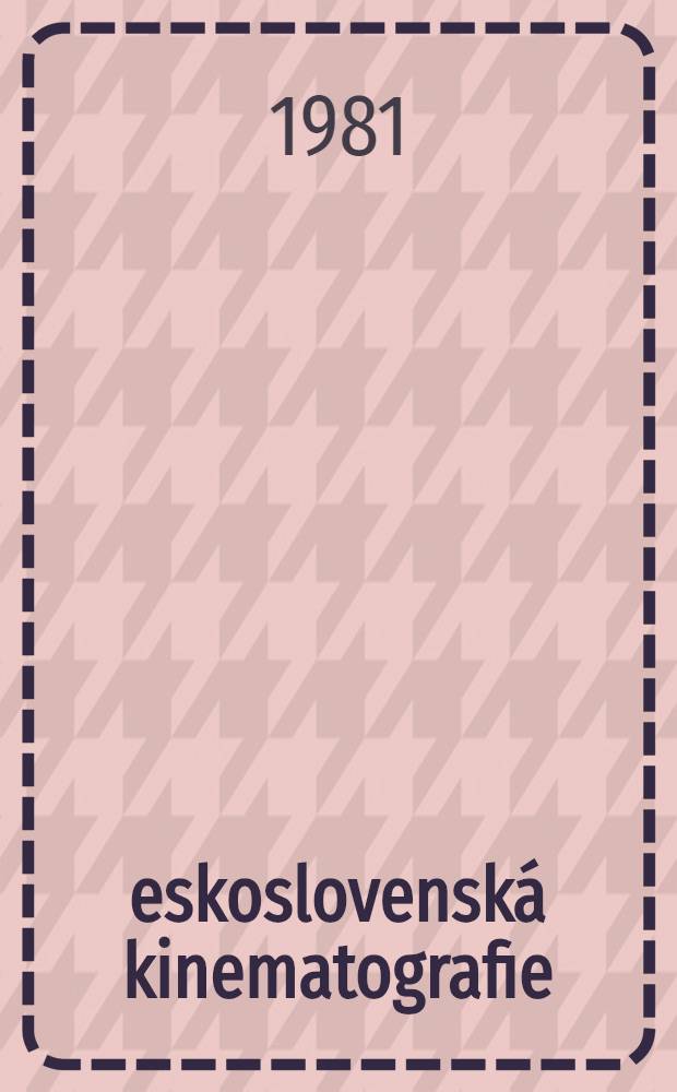 Československá kinematografie