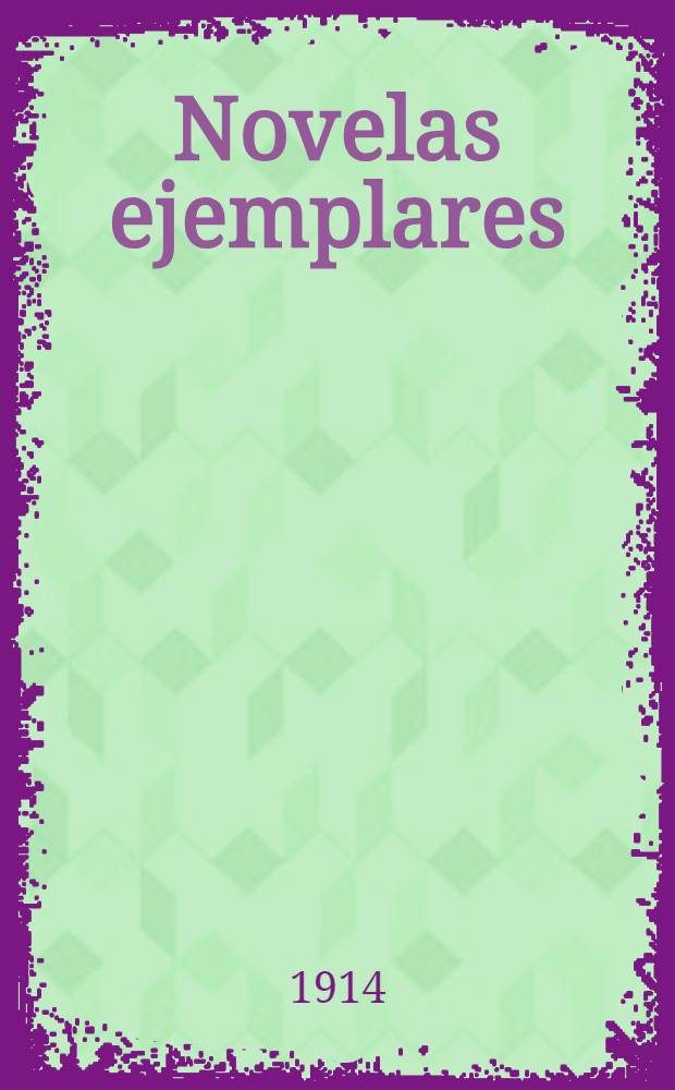 Novelas ejemplares