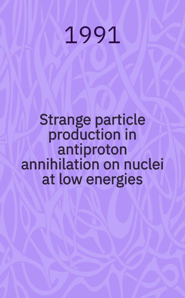 Strange particle production in antiproton annihilation on nuclei at low energies