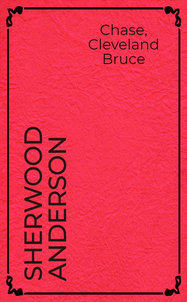 Sherwood Anderson
