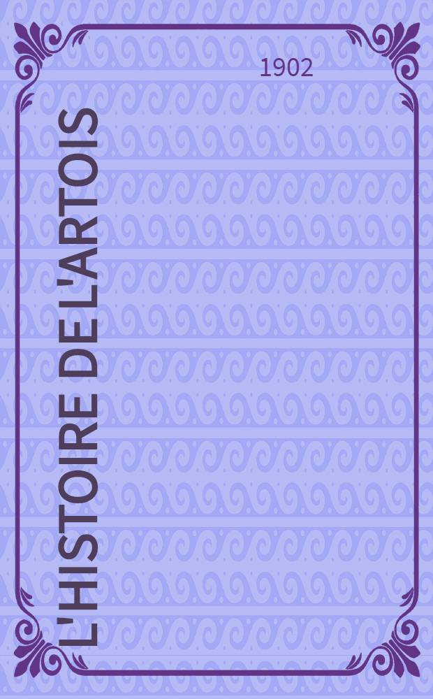 L'histoire de l'Artois