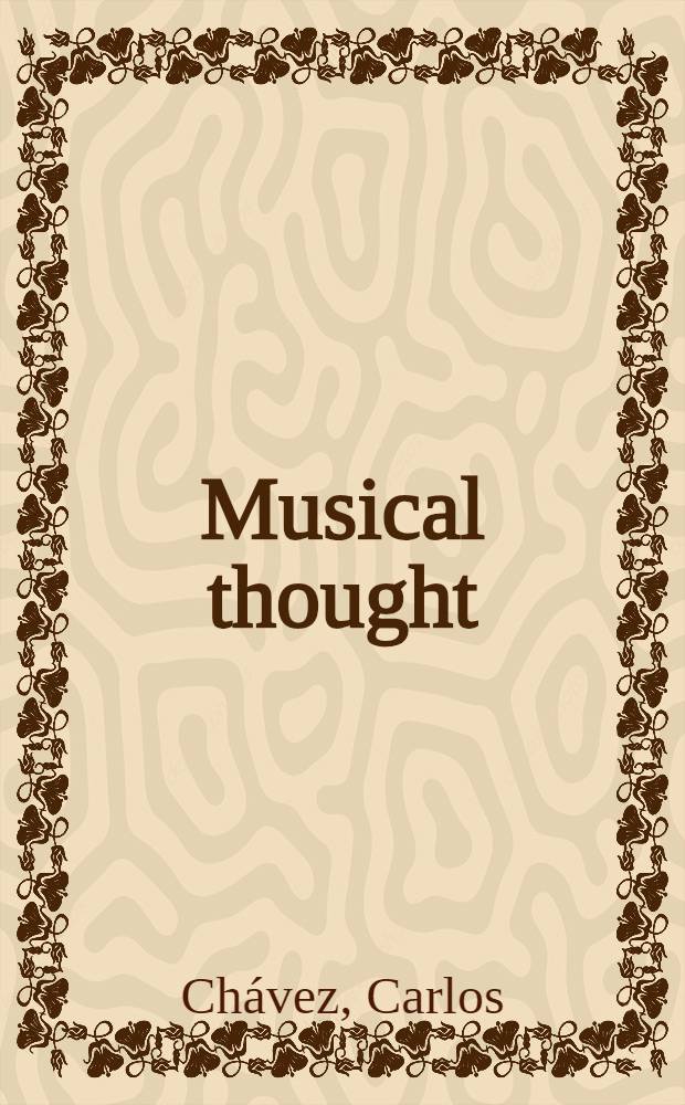 Musical thought