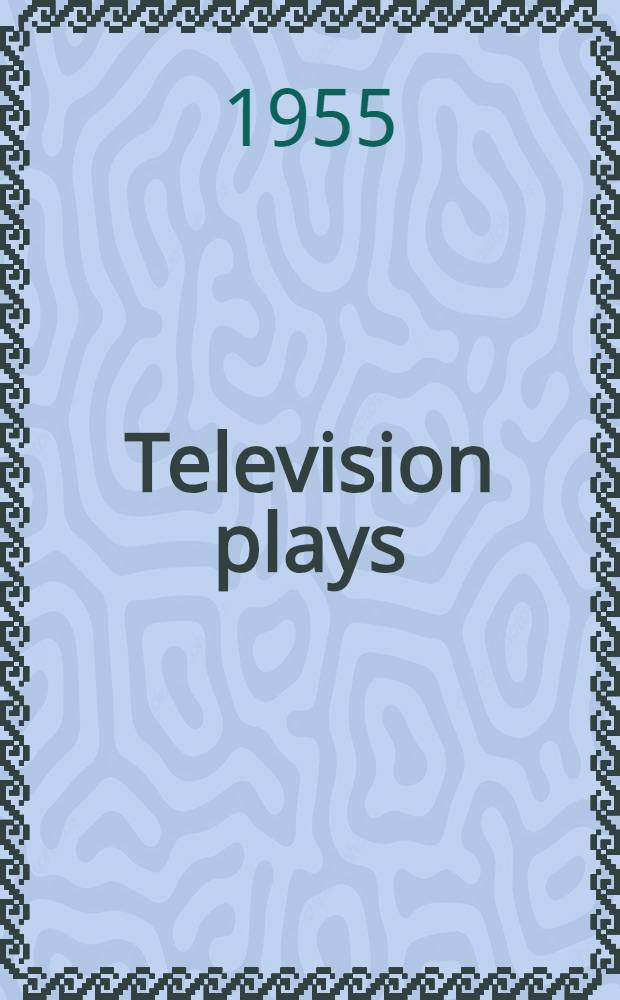 Television plays
