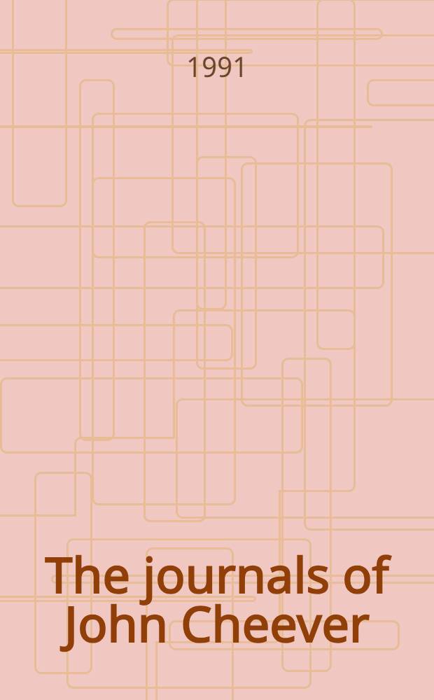 The journals of John Cheever