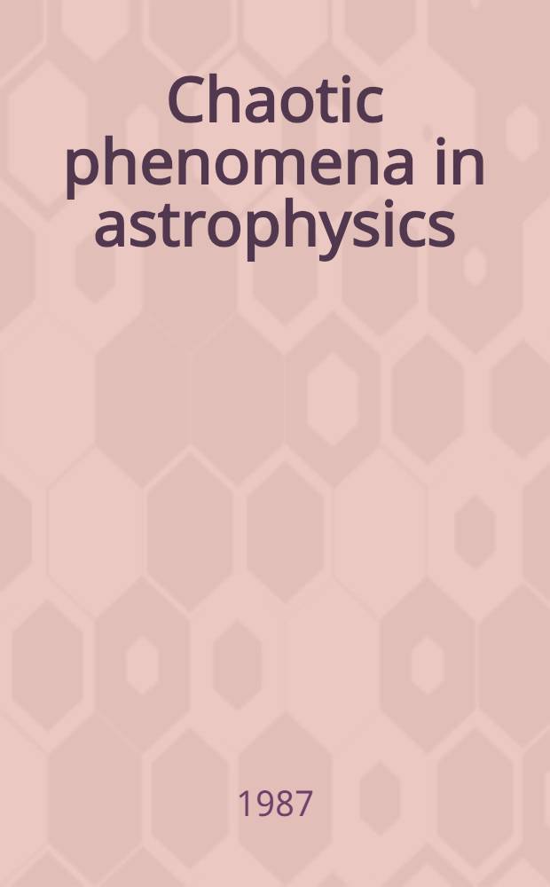 Chaotic phenomena in astrophysics