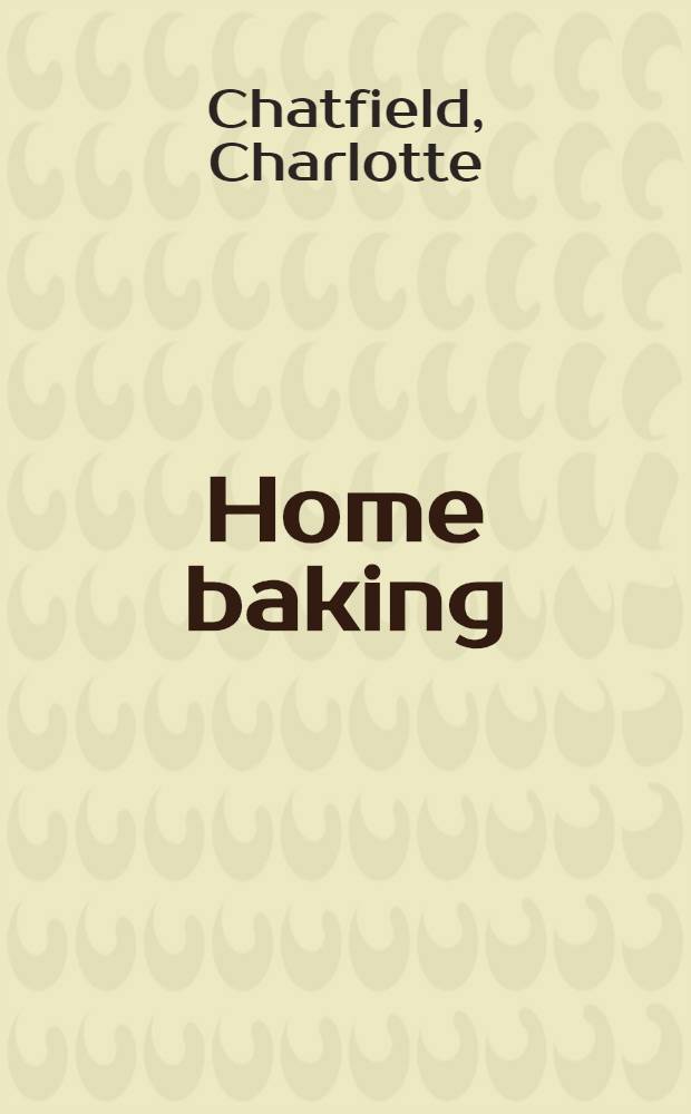 Home baking