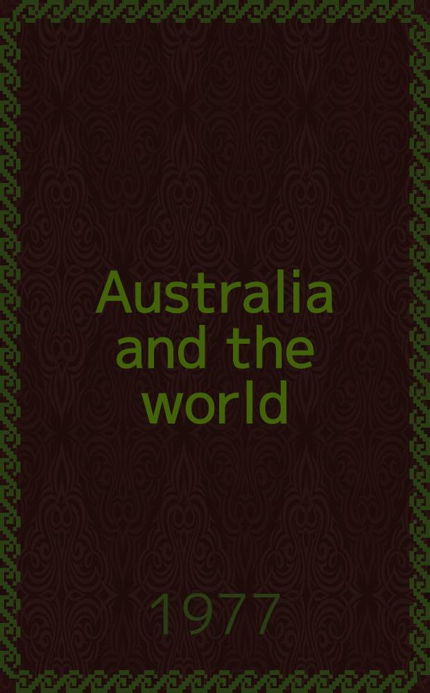 Australia and the world : A polit. handbook