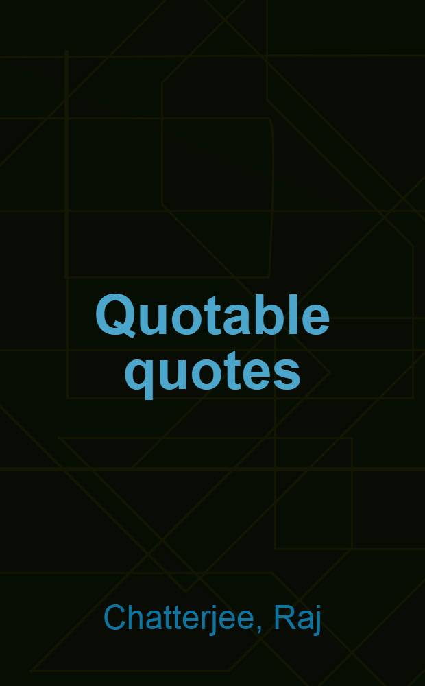 Quotable quotes