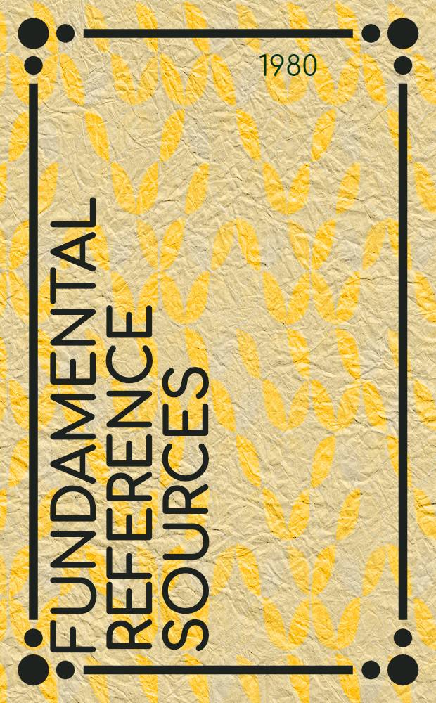 Fundamental reference sources