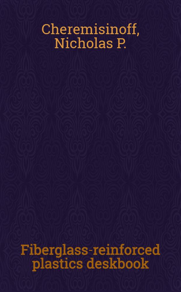 Fiberglass-reinforced plastics deskbook