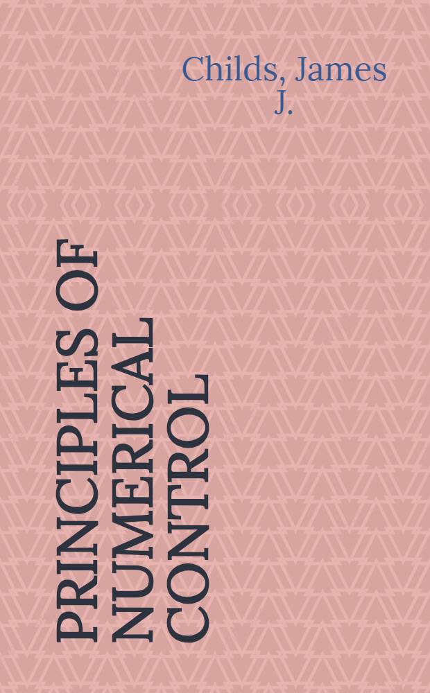 Principles of numerical control