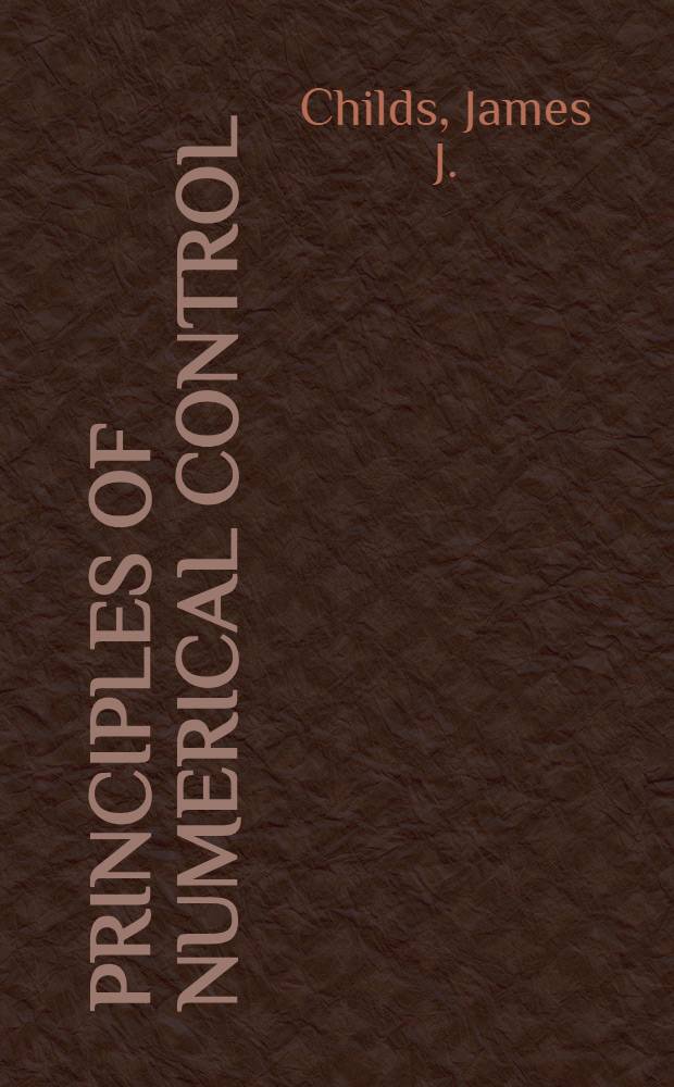 Principles of numerical control