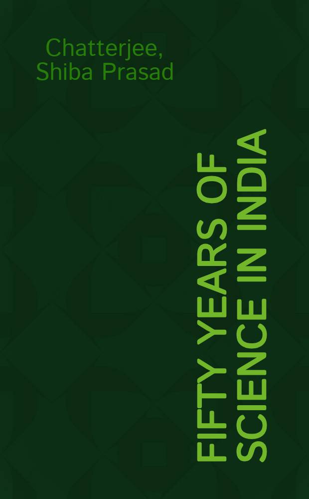 Fifty years of science in India : Progress of geography