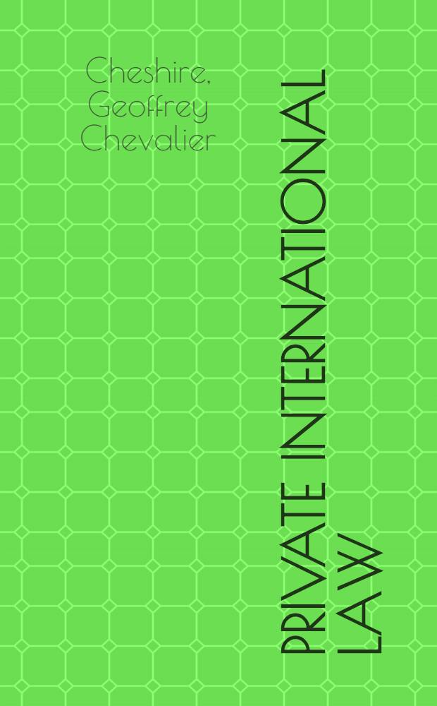 Private international law