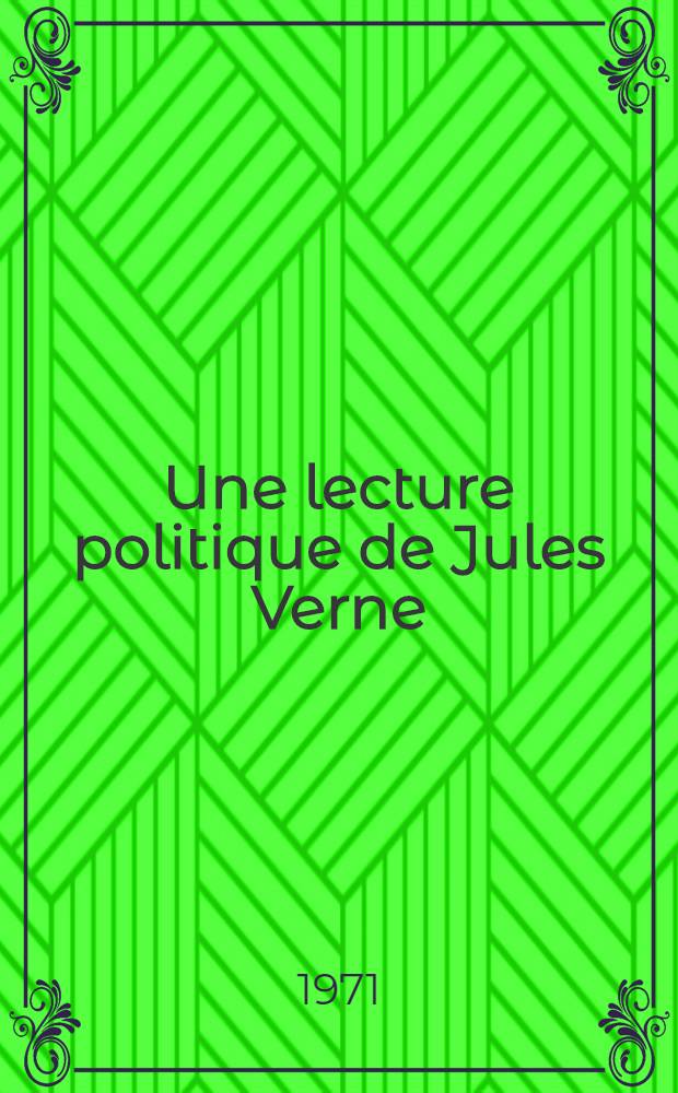 Une lecture politique de Jules Verne