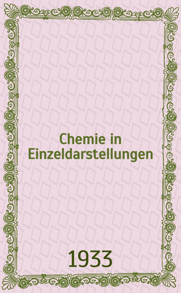 Chemie in Einzeldarstellungen