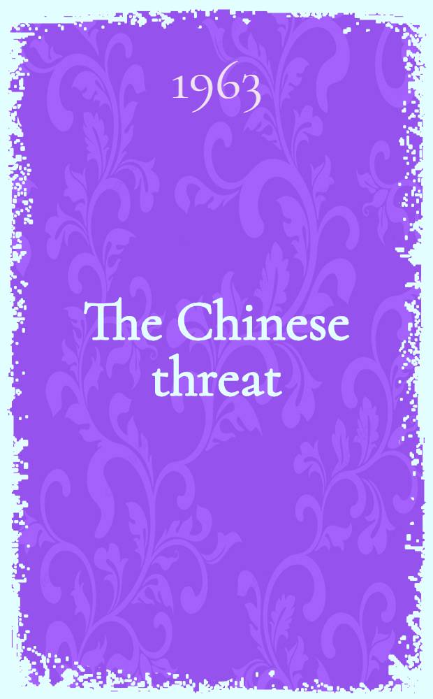 The Chinese threat