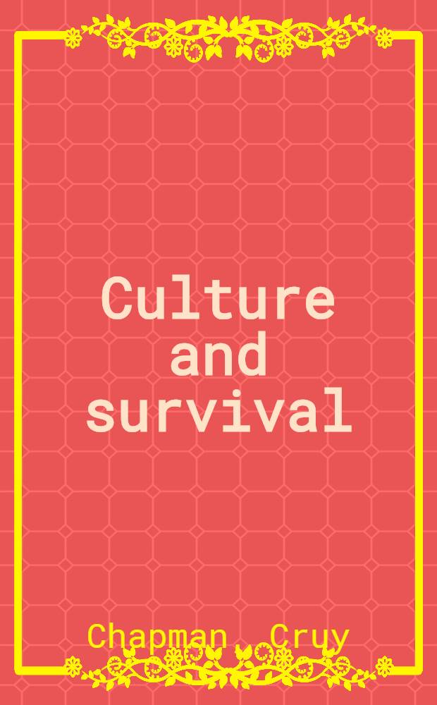 Culture and survival