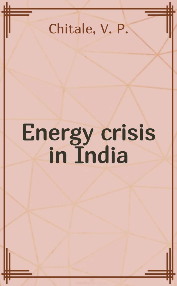 Energy crisis in India