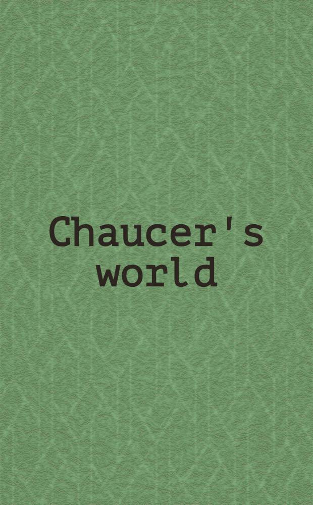 Chaucer's world