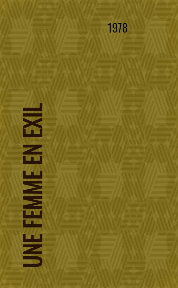 Une femme en exil