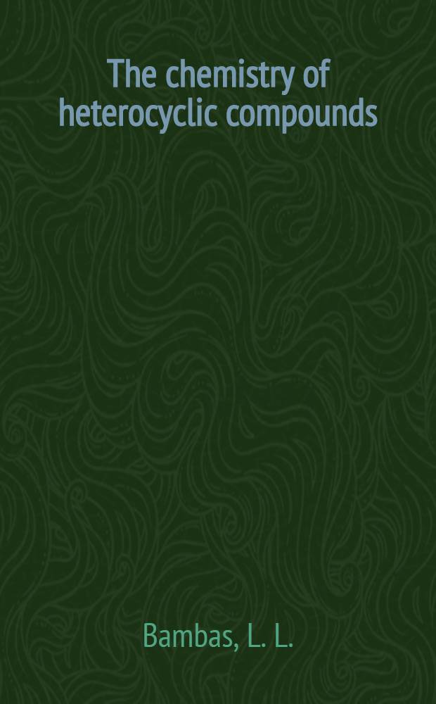 The chemistry of heterocyclic compounds : A series of monographs. Vol. 4 : Five-membered heterocyclic compounds with nitrogen and sulfur of nitrogen, sulfur, and oxygen (except thiazole)