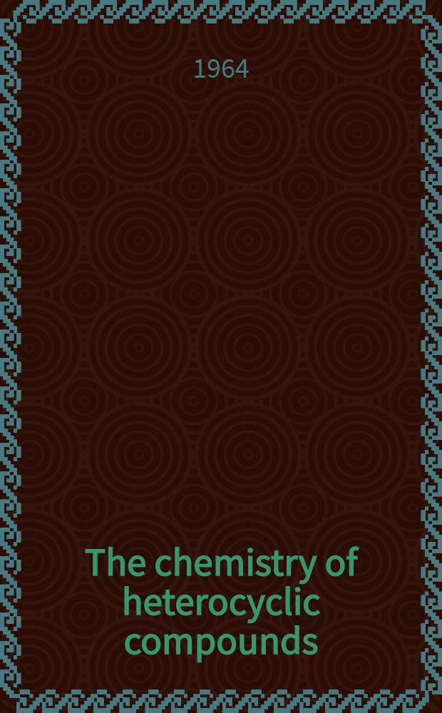 The chemistry of heterocyclic compounds : A series of monographs. Vol. 20 : Pyrazolones, pyrazolidones, and derivatives