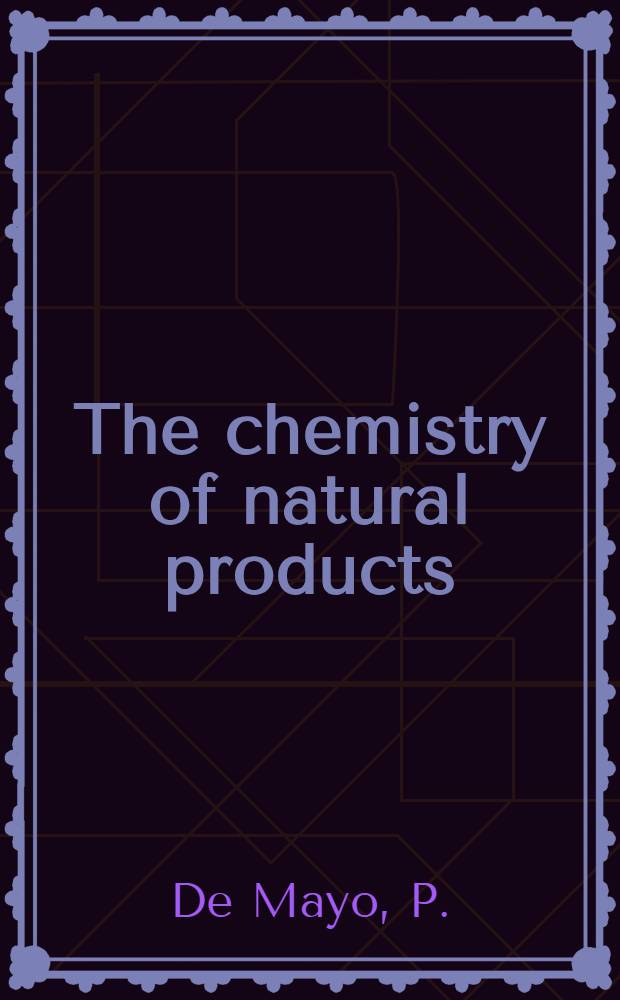 The chemistry of natural products : A series of texts on the constitution of natural products. Vol. 2 : Mono - and sesquiterpenoids