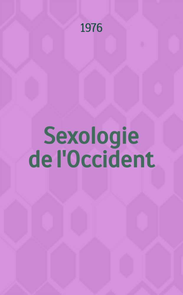 Sexologie de l'Occident