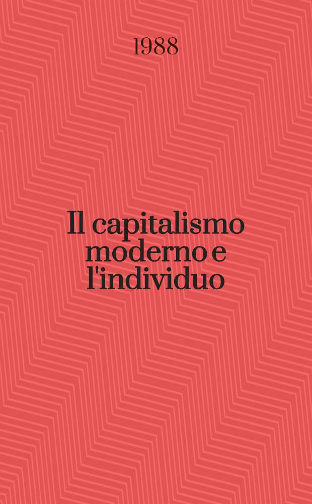 Il capitalismo moderno e l'individuo