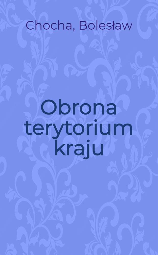 Obrona terytorium kraju