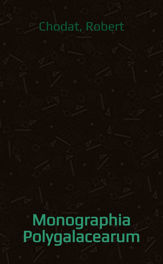 Monographia Polygalacearum