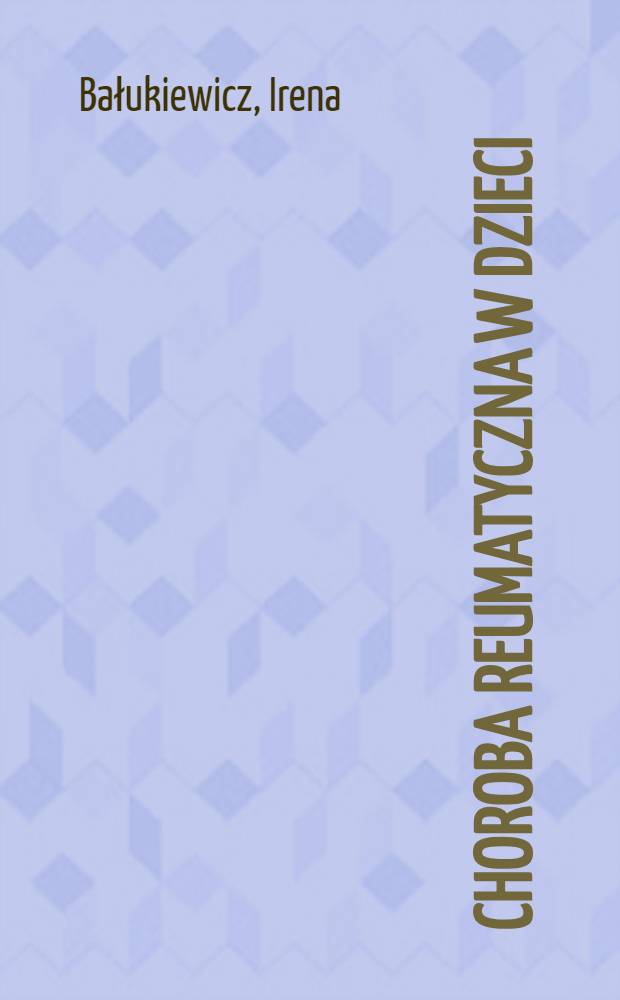 Choroba reumatyczna w dzieci
