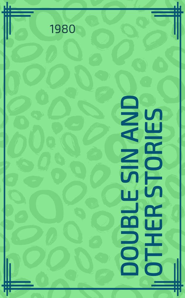 Double sin and other stories